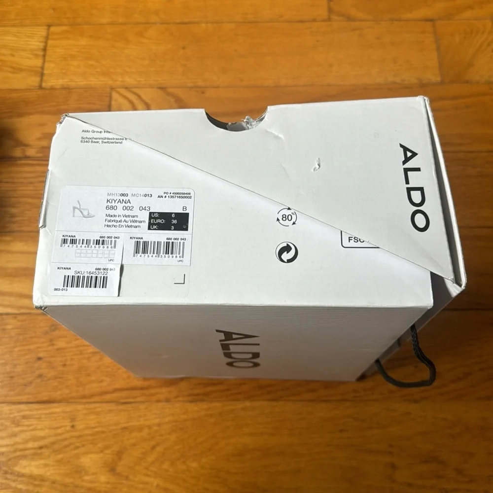 Aldo Kiyana light pink sling back heeled sandal - Picture 4 of 4